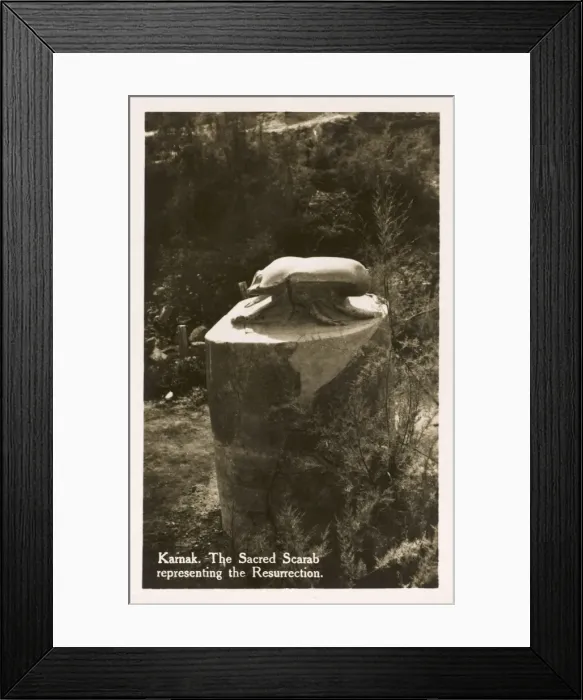 Framed Print : Karnak Temple Complex, Egypt - The Sacred Scarab Framed Print : Karnak Temple Complex, Egypt - The Sacred Scarab