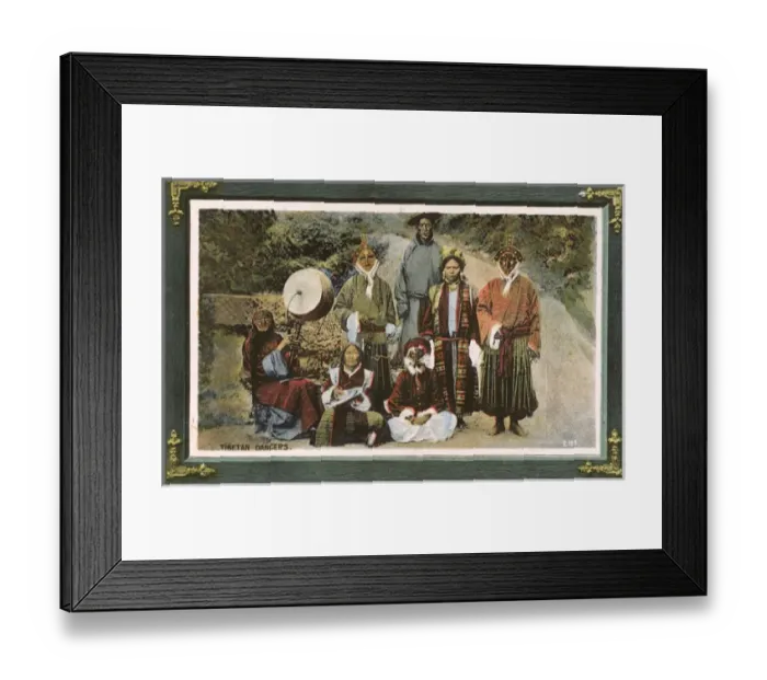 Framed Print : Tibetan Dancers in Darjeeling, India Framed Print : Tibetan Dancers in Darjeeling, India