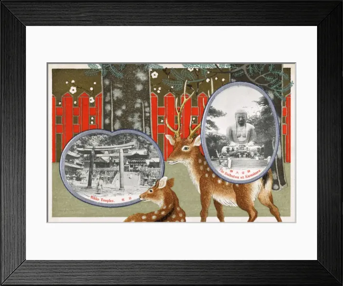 Framed Print : Japan - The Nikko Temples and Daibutsu Buddha at Kamakura Framed Print : Japan - The Nikko Temples and Daibutsu Buddha at Kamakura