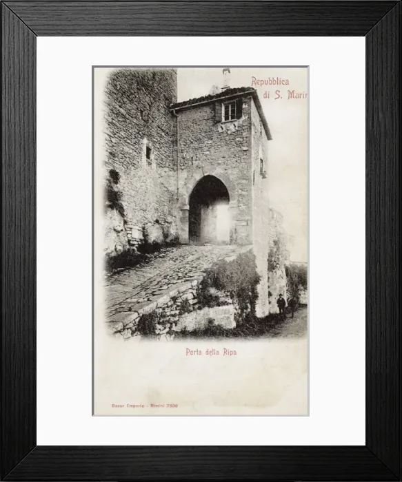 Framed Print : San Marino - Porta della Ripa ( Door of the Bank ) Framed Print : San Marino - Porta della Ripa ( Door of the Bank )
