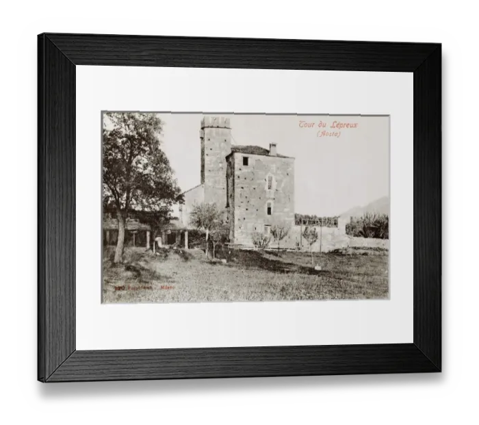 Framed Print : Aosta, Aosta Valley, Italy - The Lepers Tower Framed Print : Aosta, Aosta Valley, Italy - The Lepers Tower
