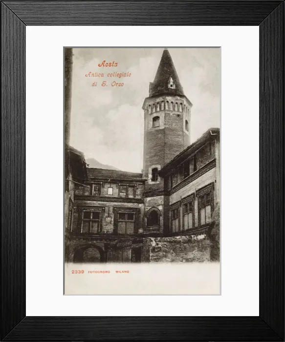 Framed Print : Aosta, Aosta Valley, Italy - The Priory of St Orso Framed Print : Aosta, Aosta Valley, Italy - The Priory of St Orso