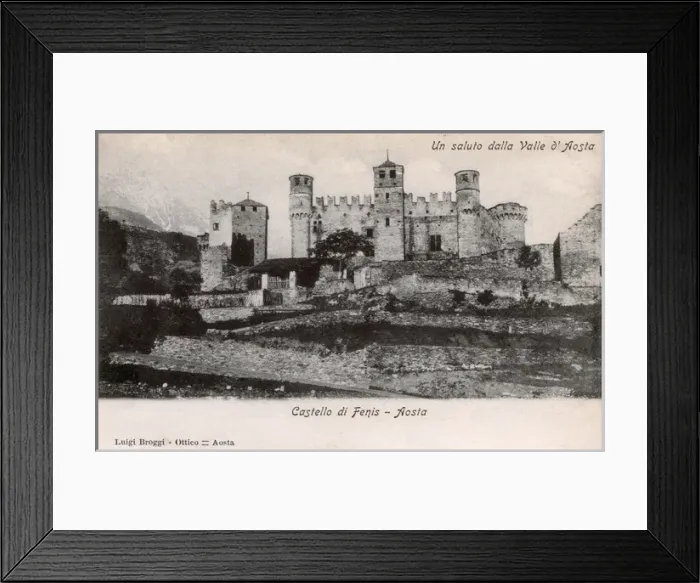 Framed Print : Fenis Castle, Aosta Valley, Italy Framed Print : Fenis Castle, Aosta Valley, Italy