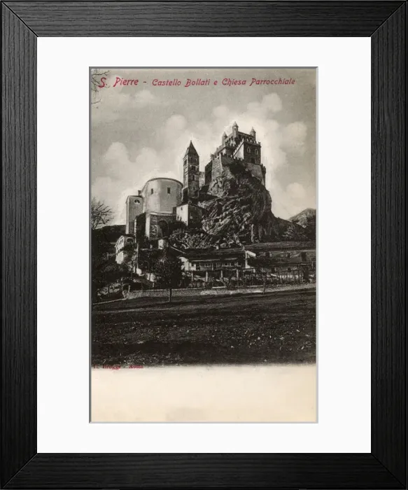 Framed Print : Saint-Pierre Castle, Aosta Valley, Italy Framed Print : Saint-Pierre Castle, Aosta Valley, Italy