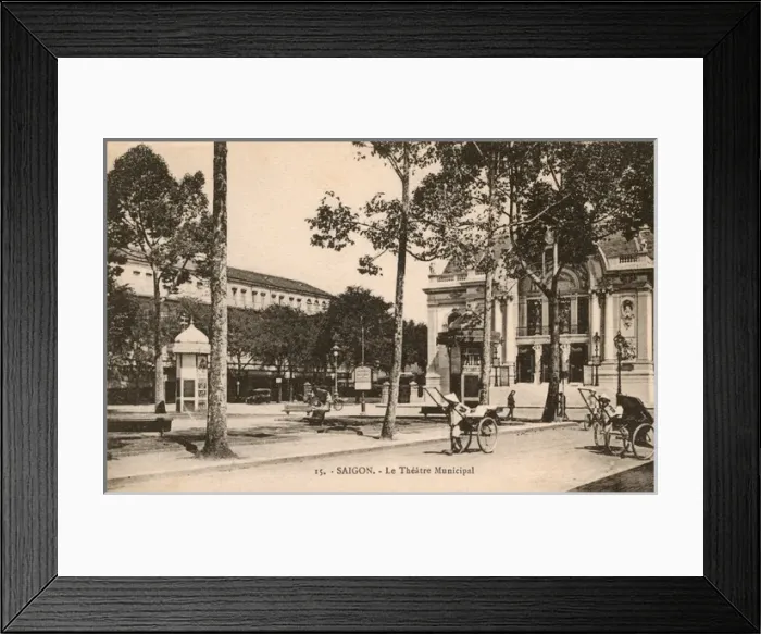 Framed Print : The Municipal Theatre - Ho Chi Minh City (Saigon), Vietnam Framed Print : The Municipal Theatre - Ho Chi Minh City (Saigon), Vietnam