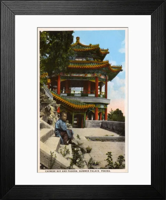 Framed Print : Summer Palace Pagoda - Beijing, China Framed Print : Summer Palace Pagoda - Beijing, China