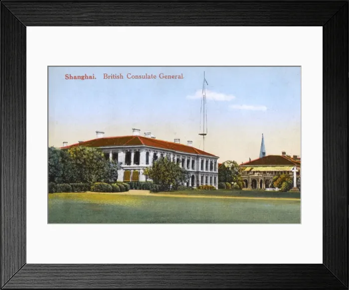Framed Print : Shanghai, China - British Consulate General Framed Print : Shanghai, China - British Consulate General