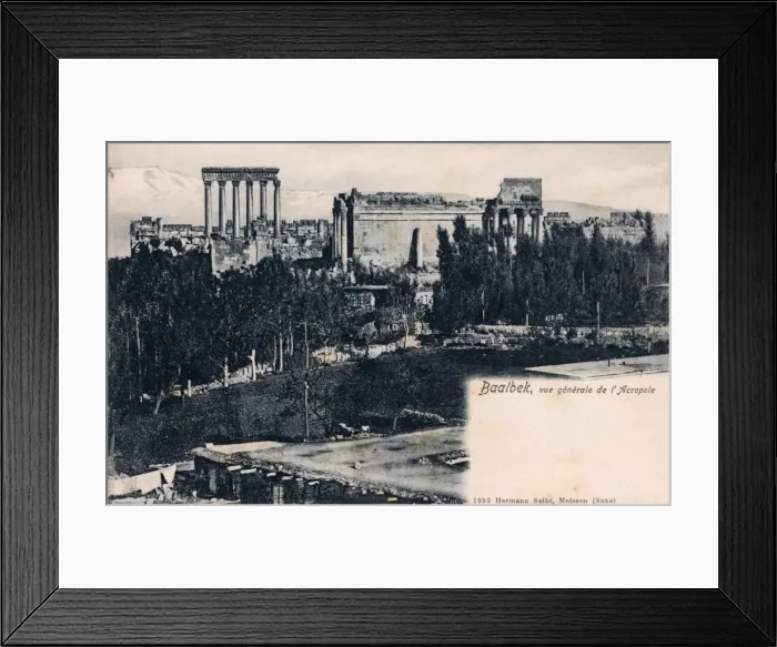 Framed Print : Baalbek, Lebanon - General view of the Acropolis Framed Print : Baalbek, Lebanon - General view of the Acropolis
