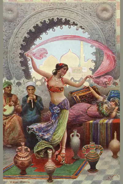 Exotic Oriental Vase Dance