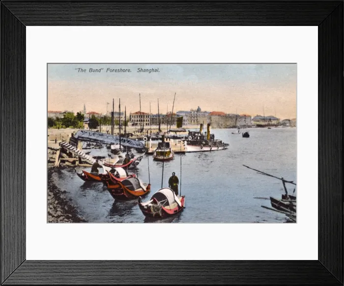 Framed Print : Shanghai, China - The Bund foreshore Framed Print : Shanghai, China - The Bund foreshore