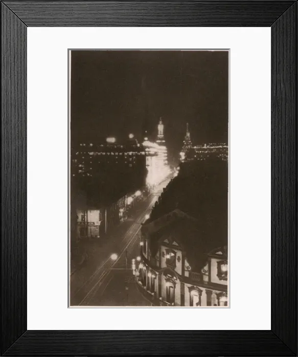 Framed Print : Shanghai, China - The Nanjing Road at Night Framed Print : Shanghai, China - The Nanjing Road at Night