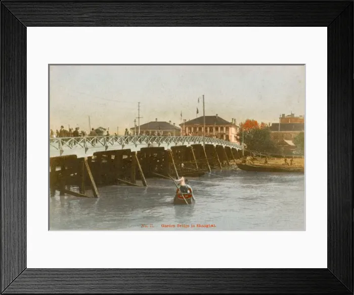 Framed Print : China - Shanghai - Old Garden Bridge Framed Print : China - Shanghai - Old Garden Bridge