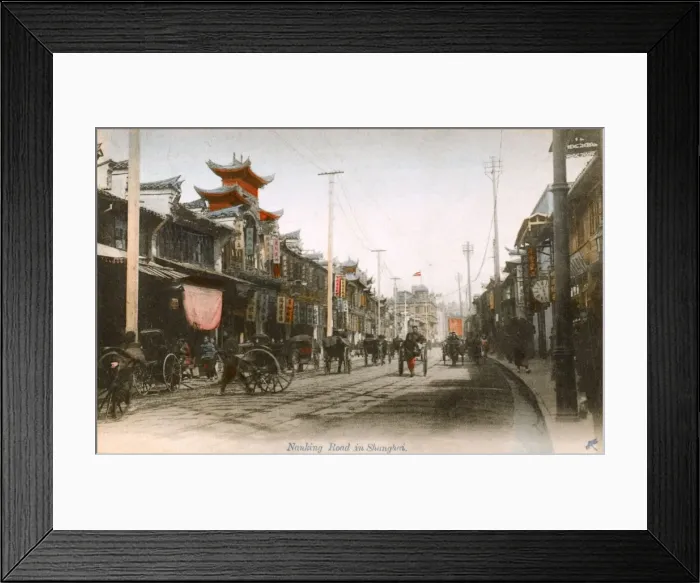 Framed Print : China - Shanghai - Nanjing Road - General View Framed Print : China - Shanghai - Nanjing Road - General View