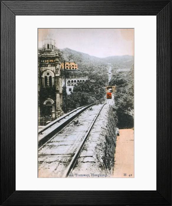 Framed Print : Peak Tramway - Hong Kong, China Framed Print : Peak Tramway - Hong Kong, China