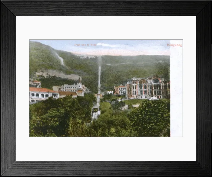 Framed Print : Peak Tramway - Hong Kong, China Framed Print : Peak Tramway - Hong Kong, China
