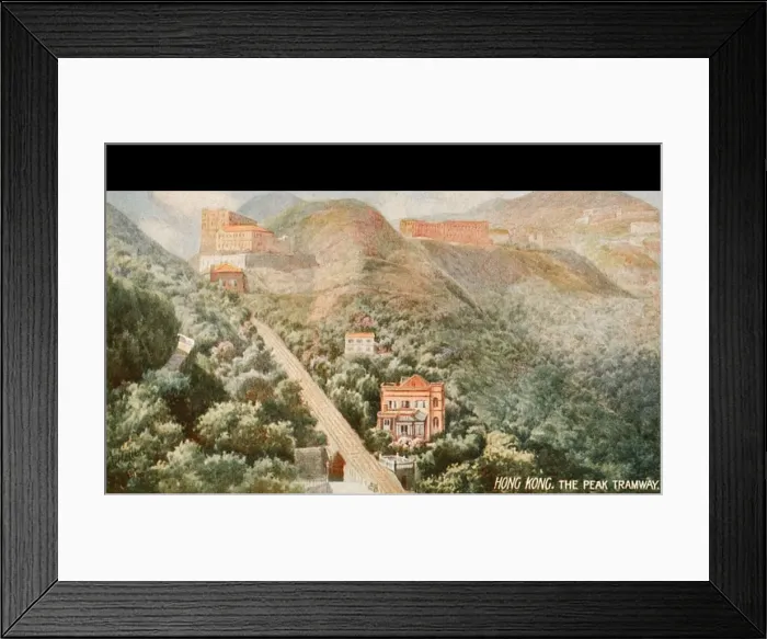 Framed Print : Peak Tramway - Hong Kong, China Framed Print : Peak Tramway - Hong Kong, China