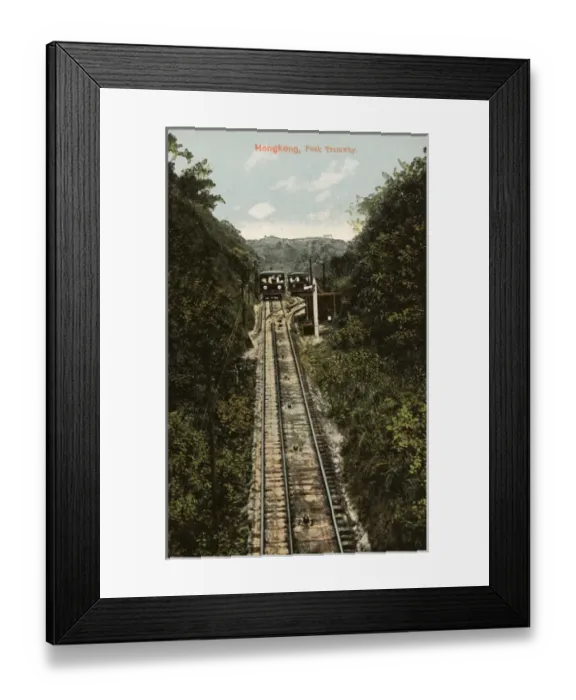 Framed Print : Peak Tramway - Hong Kong, China Framed Print : Peak Tramway - Hong Kong, China