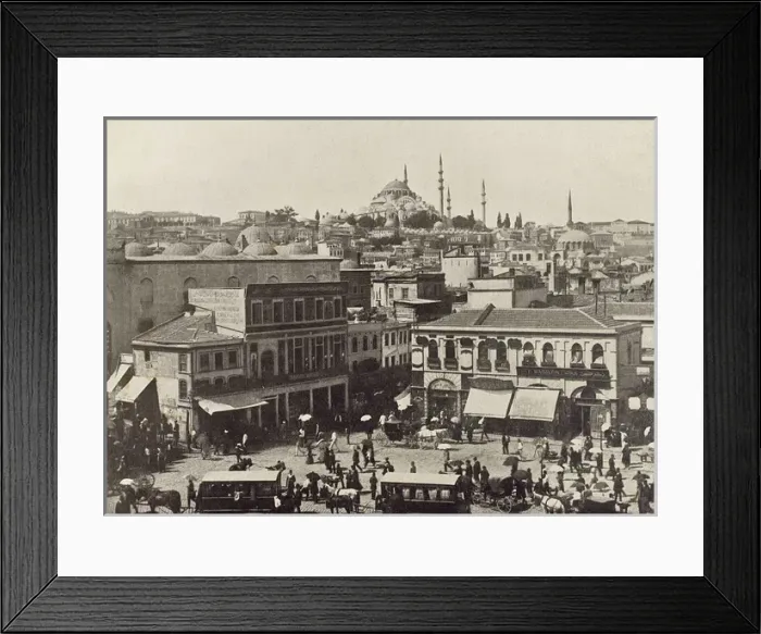 Framed Print : Eminonu Square - Istanbul, Turkey Framed Print : Eminonu Square - Istanbul, Turkey
