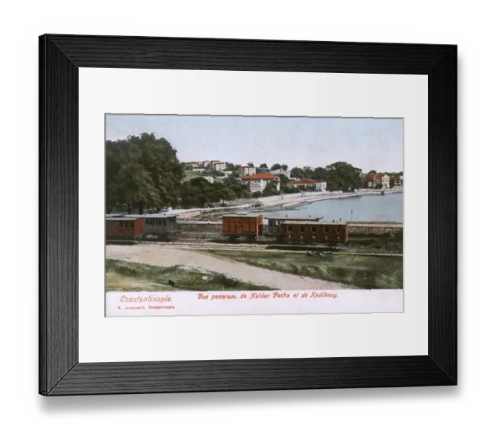 Framed Print : View of Haidar Pasha and Kadikoy - Istanbul, Turkey Framed Print : View of Haidar Pasha and Kadikoy - Istanbul, Turkey