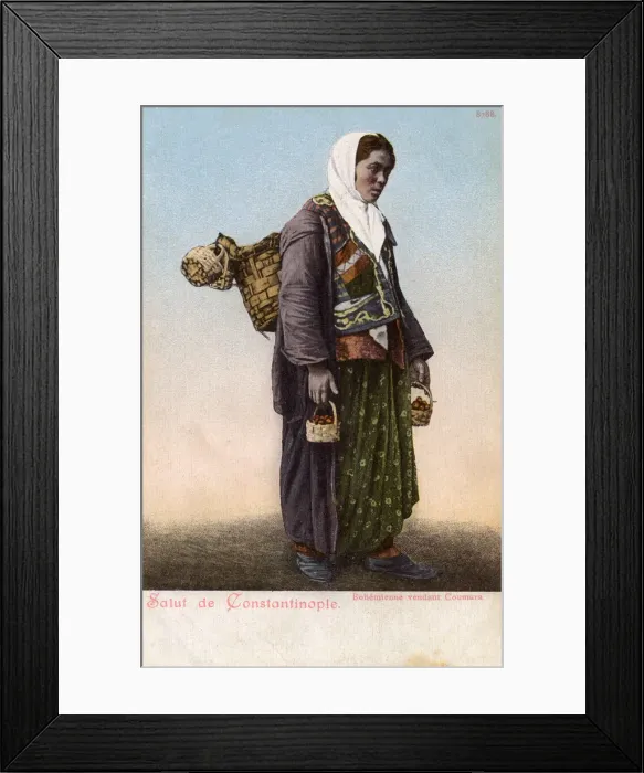 Framed Print : Bohemian Woman - Coumara Nut Seller - Istanbul, Turkey Framed Print : Bohemian Woman - Coumara Nut Seller - Istanbul, Turkey