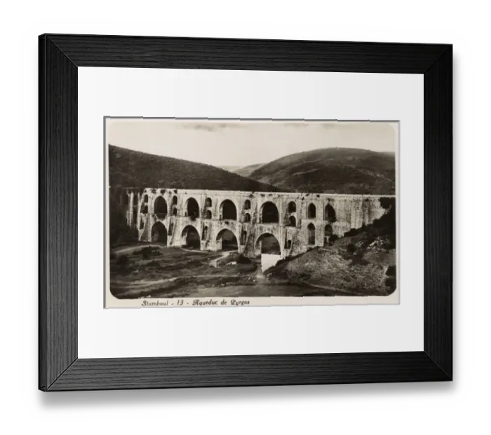 Framed Print : Kirik Aqueduct (Kovuk Kemer), Istanbul, Turkey Framed Print : Kirik Aqueduct (Kovuk Kemer), Istanbul, Turkey