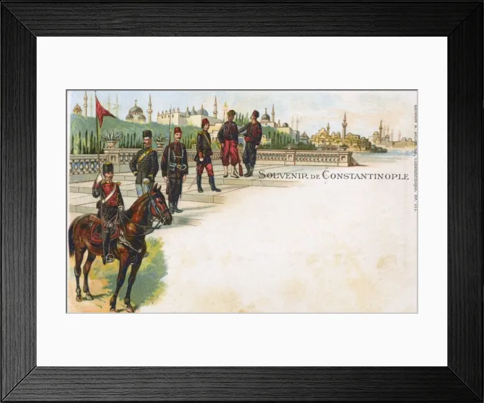 Framed Print : Istanbul, Turkey - Elements of the Ottoman Military Framed Print : Istanbul, Turkey - Elements of the Ottoman Military