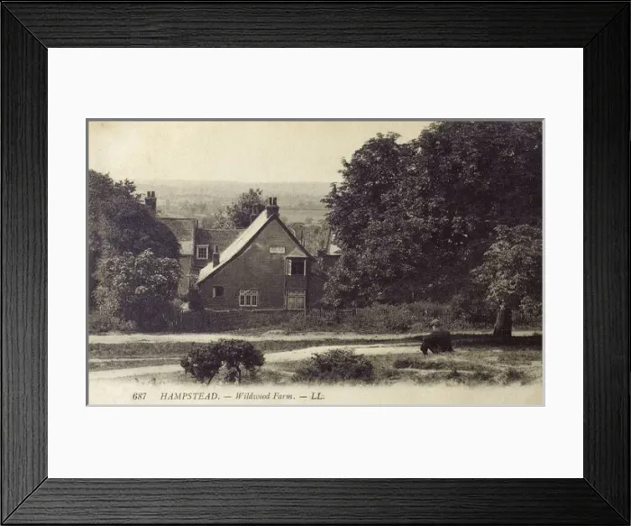 Framed Print : Hampstead, London - Wildwood Farm Framed Print : Hampstead, London - Wildwood Farm