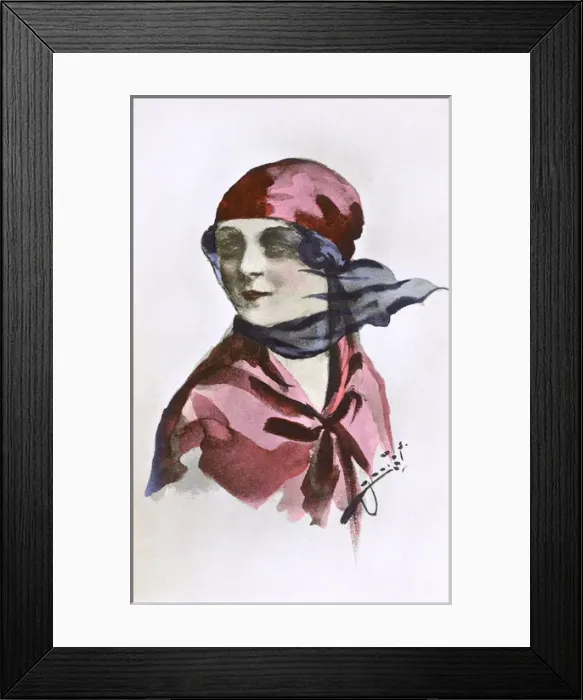 Framed Print : Turkish girl - 1920s - Liberation in Dress Framed Print : Turkish girl - 1920s - Liberation in Dress