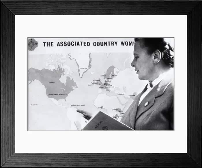 Framed Print : ACWW - President Geerda Johanna van Beekhoff-van Selms Framed Print : ACWW - President Geerda Johanna van Beekhoff-van Selms