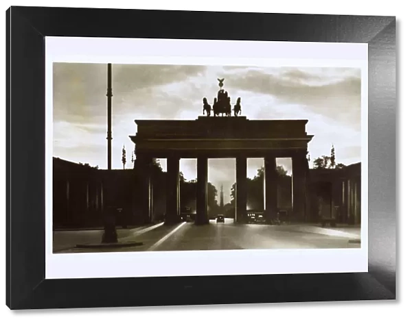 Berlin, Germany - Brandenburg Gate in the late evening light