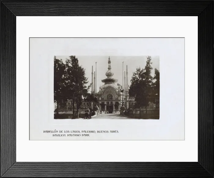 Framed Print : Pavilion in Palermo Park - Buenos Aires, Argentina Framed Print : Pavilion in Palermo Park - Buenos Aires, Argentina