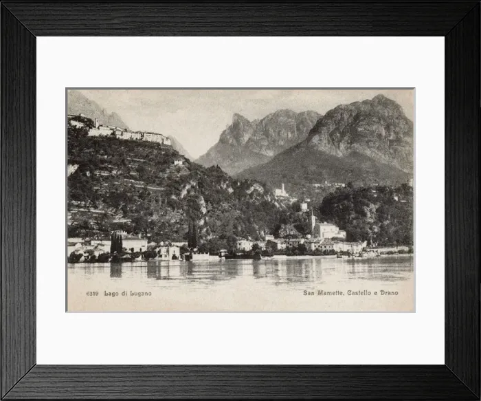 Framed Print : Lago di Lugano (Lake Lugano) - Switzerland Framed Print : Lago di Lugano (Lake Lugano) - Switzerland
