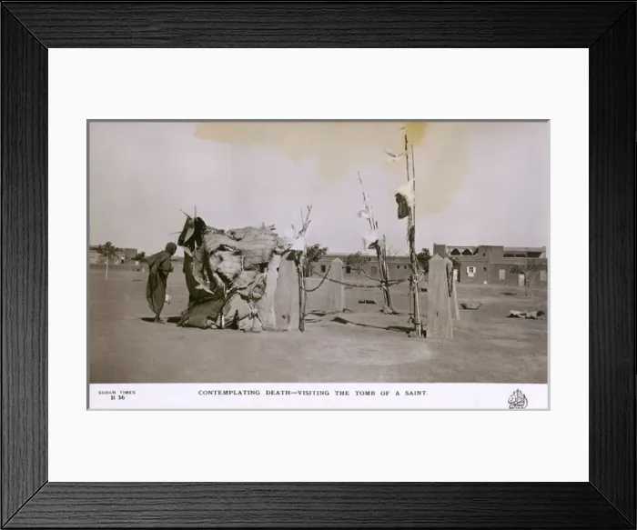 Framed Print : Sudan - Visiting the tomb of a Local Saint Framed Print : Sudan - Visiting the tomb of a Local Saint