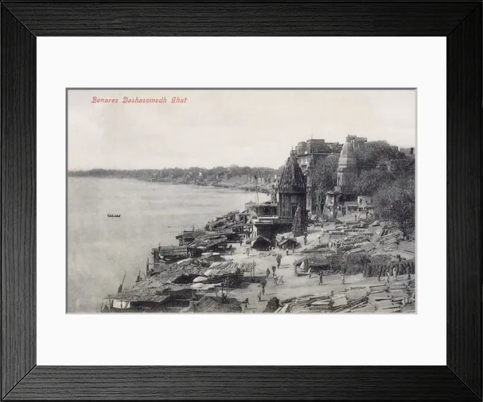 Framed Print : India - Varanasi - Dashasomedh Ghat Framed Print : India - Varanasi - Dashasomedh Ghat