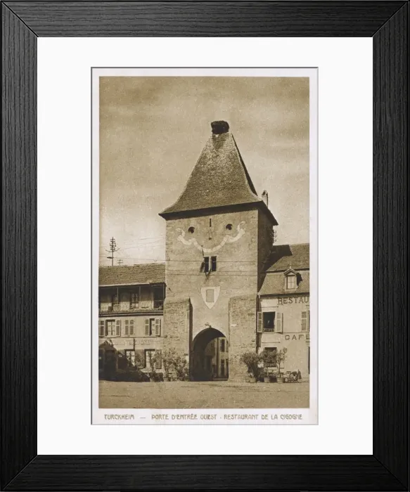 Framed Print : Porte de la France - Turckheim, Colmar, Alsace, France Framed Print : Porte de la France - Turckheim, Colmar, Alsace, France