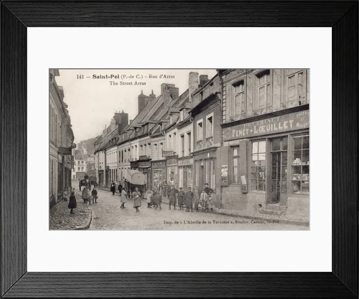 Framed Print : Saint-Pol, Pas-de-Calais, France - Rue d Arras Framed Print : Saint-Pol, Pas-de-Calais, France - Rue d Arras