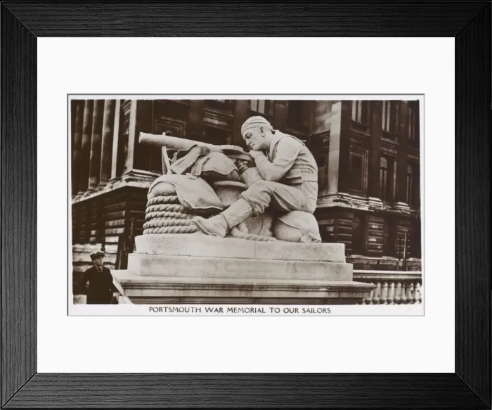 Framed Print : Portsmouth WW1 War Memorial - To Our Sailors Framed Print : Portsmouth WW1 War Memorial - To Our Sailors
