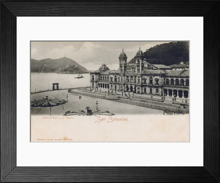 Framed Print : San Sebastian, Spain - Alderdi-Eder and Casino Framed Print : San Sebastian, Spain - Alderdi-Eder and Casino