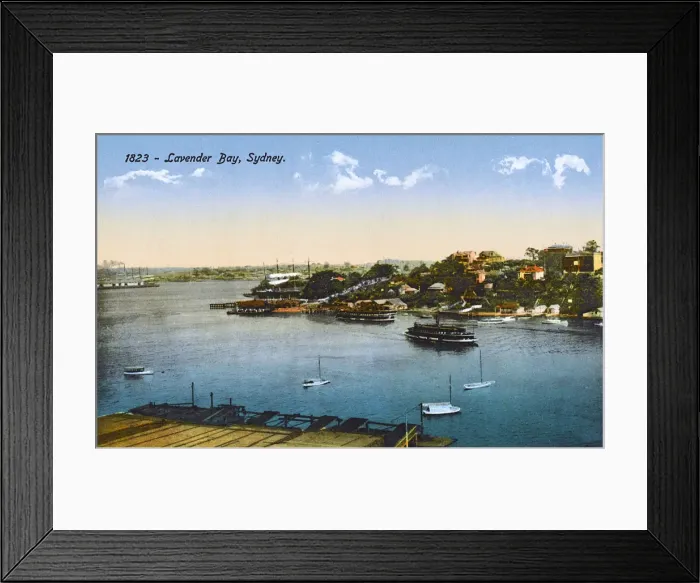 Framed Print : Lavender Bay, Sydney, New South Wales, Australia Framed Print : Lavender Bay, Sydney, New South Wales, Australia