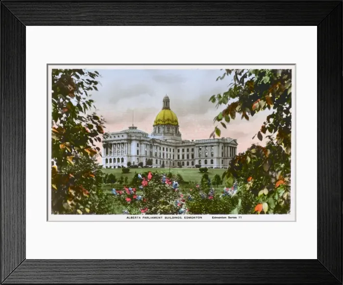Framed Print : Alberta Parliament Buildings, Edmonton, Canada - Spring Framed Print : Alberta Parliament Buildings, Edmonton, Canada - Spring