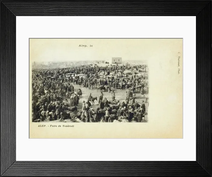 Framed Print : A Friday Fair / Market - Aleppo, Syria Framed Print : A Friday Fair / Market - Aleppo, Syria