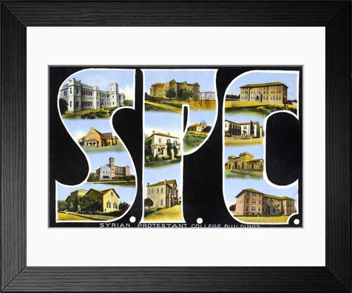 Framed Print : Syrian Protestant College Buildings - SPC Framed Print : Syrian Protestant College Buildings - SPC