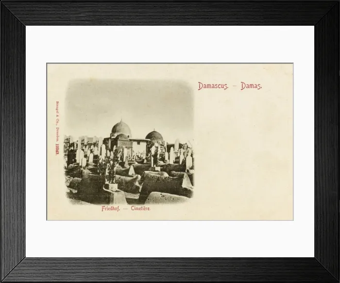 Framed Print : Cemetery, Damascus, Syria Framed Print : Cemetery, Damascus, Syria