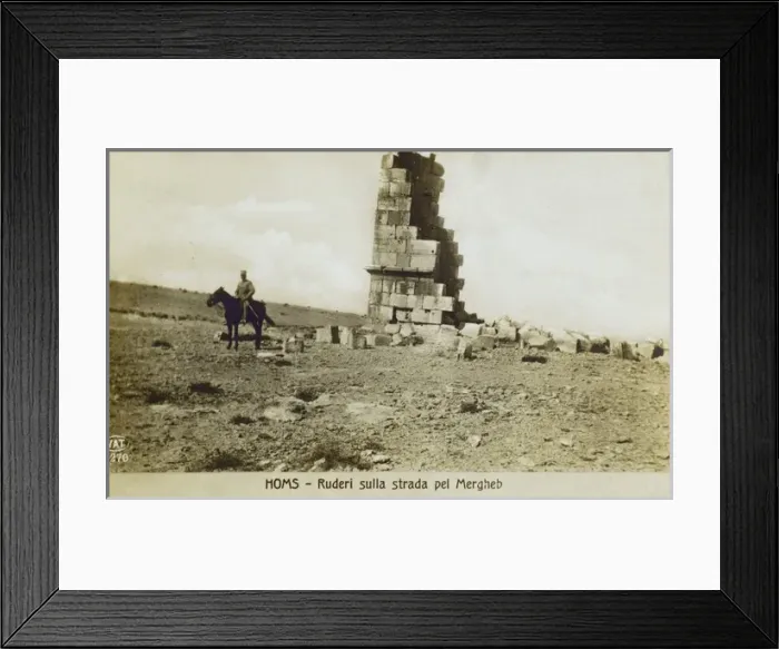 Framed Print : Syria - Ancient Ruins on the Road to Mergheb Framed Print : Syria - Ancient Ruins on the Road to Mergheb