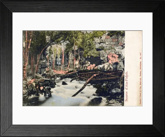 Framed Print : Syria - The Source of the Fidjeh Stream (Pharpar) Framed Print : Syria - The Source of the Fidjeh Stream (Pharpar)