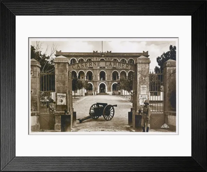 Framed Print : The Lambert Artillery Barracks - Bizerte, Tunisia Framed Print : The Lambert Artillery Barracks - Bizerte, Tunisia
