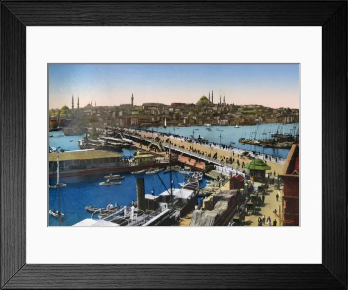 Framed Print : The Galata Bridge, Istanbul, Turkey Framed Print : The Galata Bridge, Istanbul, Turkey