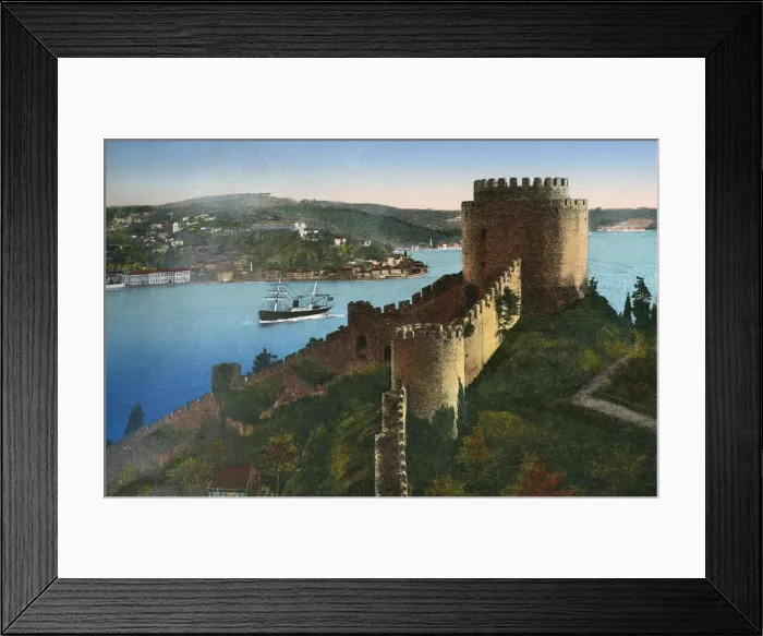 Framed Print : Rumeli Hisari on the European Side of the Bosphorus, Turkey Framed Print : Rumeli Hisari on the European Side of the Bosphorus, Turkey