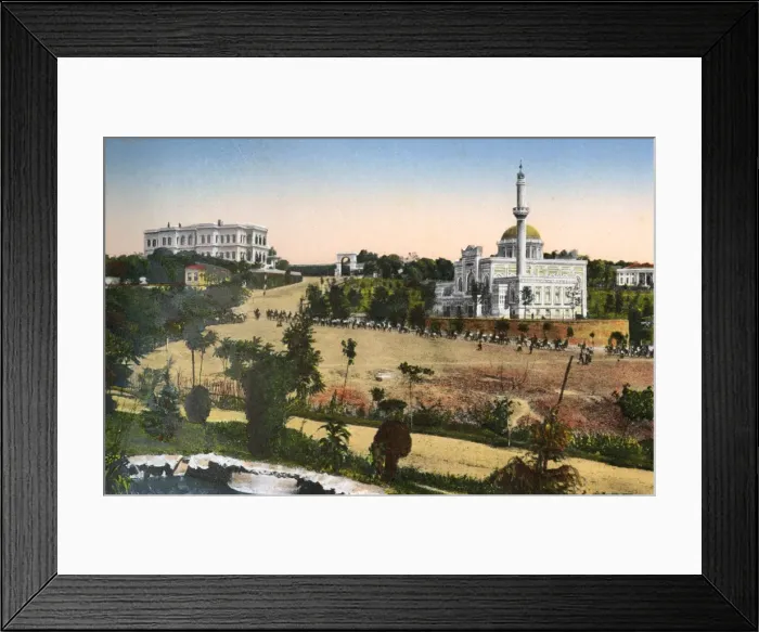 Framed Print : The Yildiz Palace and Hamidiye Camii / Abdul Hamid Mosque Framed Print : The Yildiz Palace and Hamidiye Camii / Abdul Hamid Mosque