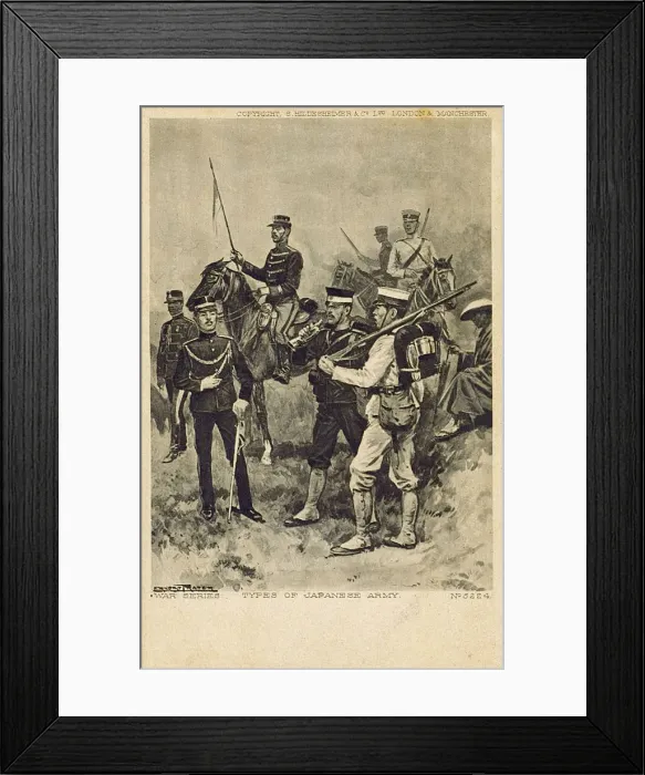 Framed Print : Japan - Infantry and Cavalry of the Japanese Army Framed Print : Japan - Infantry and Cavalry of the Japanese Army